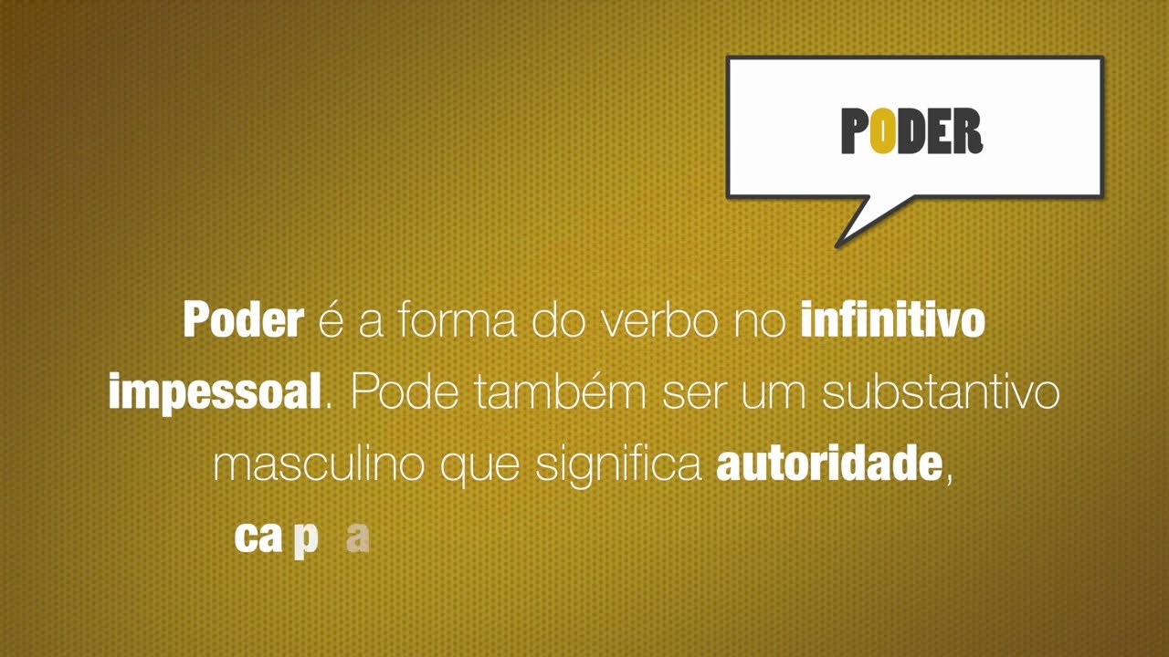 Poder ou puder - Qual é a forma correta? 